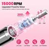Upgraded Electric Nail Drill Cordless 12 Drill Bits 4000mAh Fast Charging Salon Grade Portable Manicure Pedicure Efficient Tool