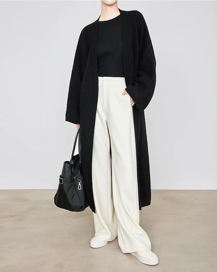 Широкие брюки Off-White с высокой талией из шерсти Tencel — коллекция Весна 2025 26