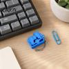 Press Fidget Toy 3D Printed Finger Clicker Toy, Decompression Push with Ball Chain, Portable Stress Relief Desk for Students, Office Workers Chain