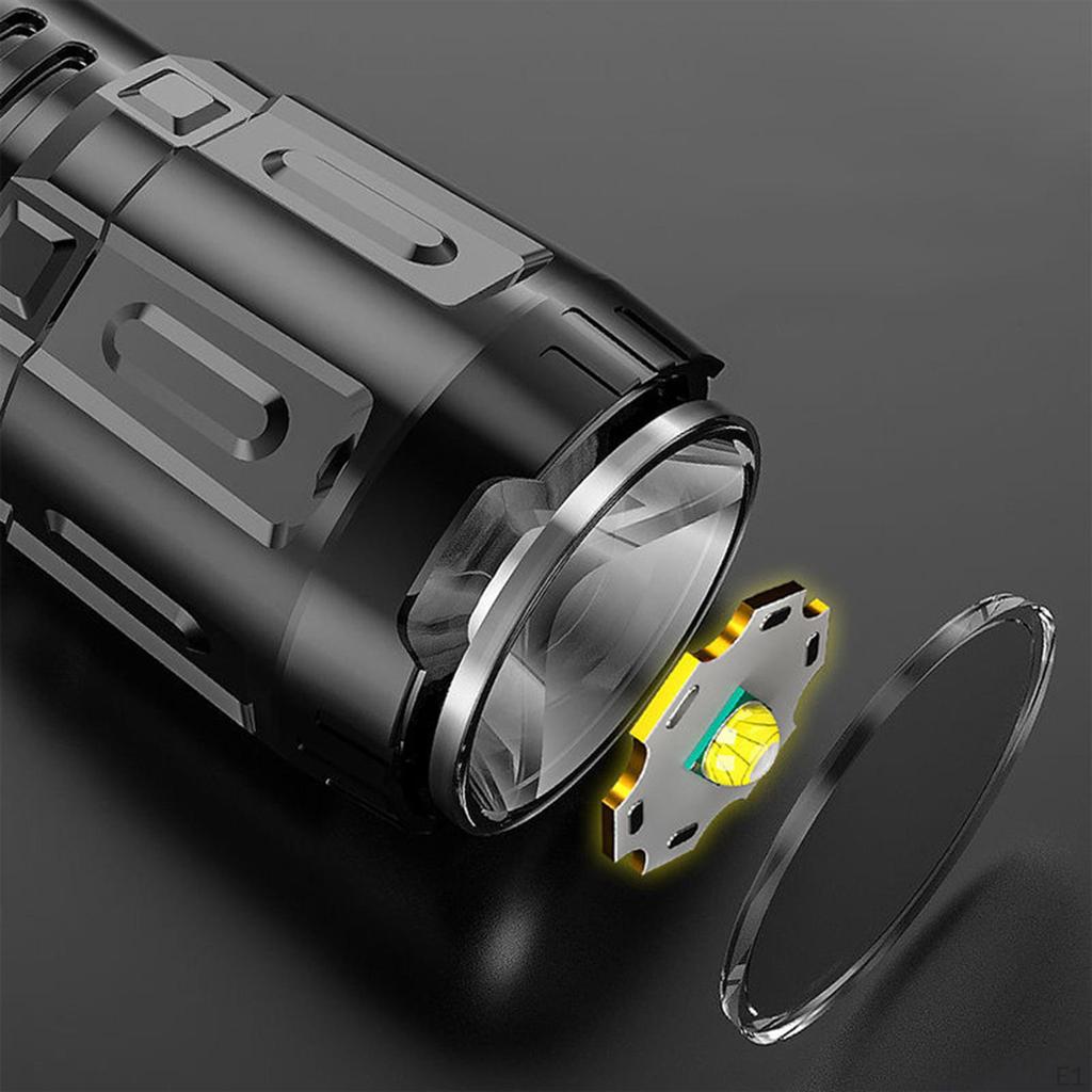 Latarka LED Ładowana przez USB Wodoodporna Mini Latarka do Astronomii Obserwacji Nocnych Polowania Jaskiniarstwa