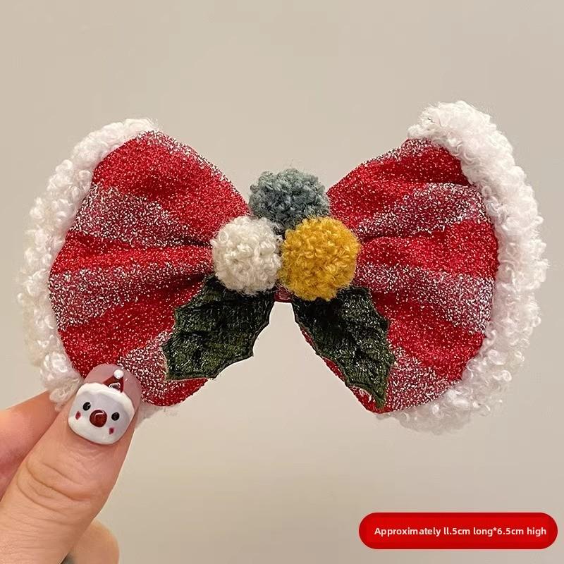 Christmas Antler Hair Clips New Year Hair Clips Elk Antler Duckmouth Hair Clips Cute and Sweet Headwear