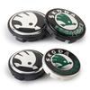 2025 Hot 4pcs 55mm 65mm Car Original Wheel Center Covers Hub Caps Emblem Replacement Auto Modification Accessories for Skoda Bad