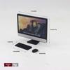High Quality Cute 1/12 Dollhouse Miniature Computer Mini 1:12 Home Study Micro Scene Props Laptop Computer Room Furniture Decor