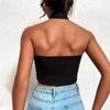 Tank Top Solid Halter Cross Crop Tops Women Summer Adjustable Shoulder Strap Camis Backless Camisole Casual Tube Female Sleeveless Cropped Vest