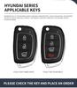 Alloy Leather Car Remote Key Protection Cover Shell For Hyundai Sonata 2015 Santa Fe 2013 GLS Tucson I40 Ix45 Creta Accessories RR8
