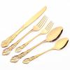 6/30Pcs Royal Colorful Dinnerware Set Knife Dessert Fork Spoon Cutlery Set Stainless Steel Silverware Kitchen Tableware Flatware