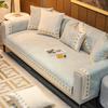 Cool Feeling Sofa Cushion Four-season Seat Cushion Non-slip Nordic Simple Modern Sofa Cover Chenille All-inclusive Thickening