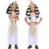 Child Pharaoh Cosplay Costume Ancient Egyptian King Outfit Halloween Props Party