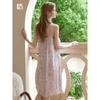 2024 Summer Thin Cool Feeling Floral Sexy Suspender Skirt Plus size Pure Desire Style Pajamas Can Be Worn outside Nightdress Women