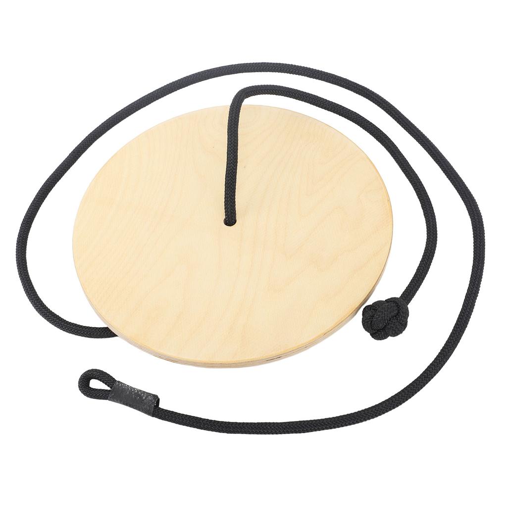 Wooden Disc Rope Swing Train Balance Heavy Duty Adjustable Round Disc Tree Swing for Indoor Outdoor