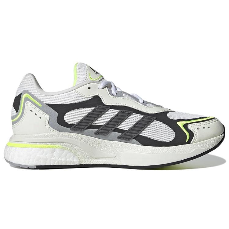 (WMNS) adidas SN1997 Cozy Wear-resistant White Black Green Women's GW2734
