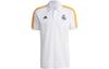 adidas Koszulki Polo Męskie Biały Kołnierzyk Polo Umiarkowany Prosty Krój GR4242