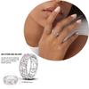 copper Women Rings Crown Heart Zircon Fashion Authentic Finger Ring Anniversary Engagement Wedding Luxury Jewellery