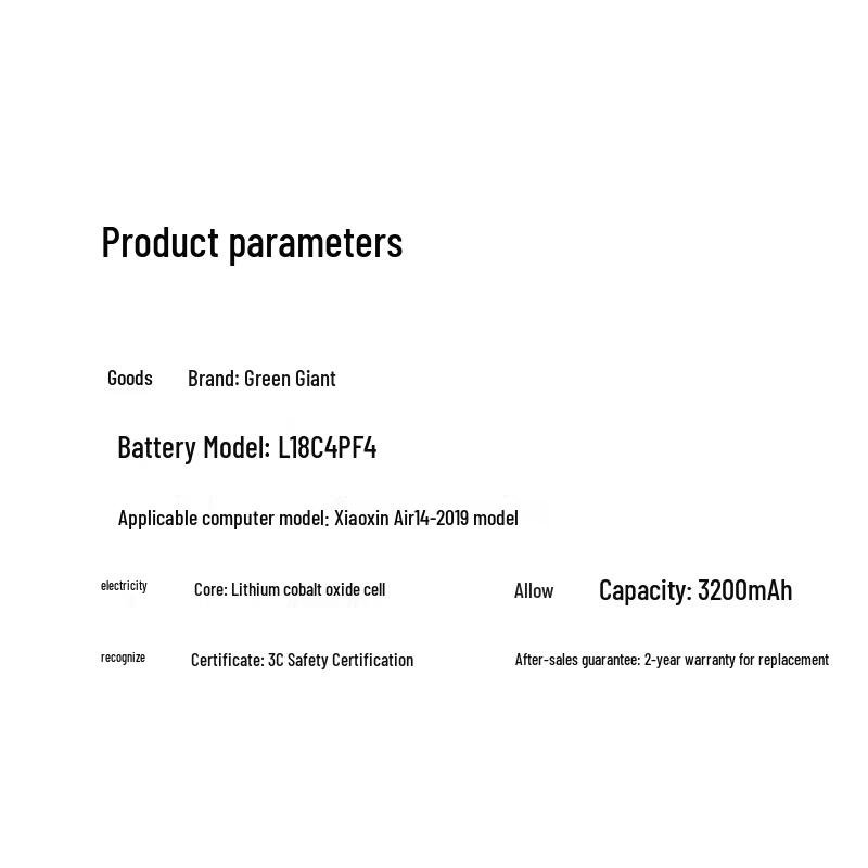 llano Laptop Battery for Lenovo Xiaoxin Air14/Yangtian S550/C340