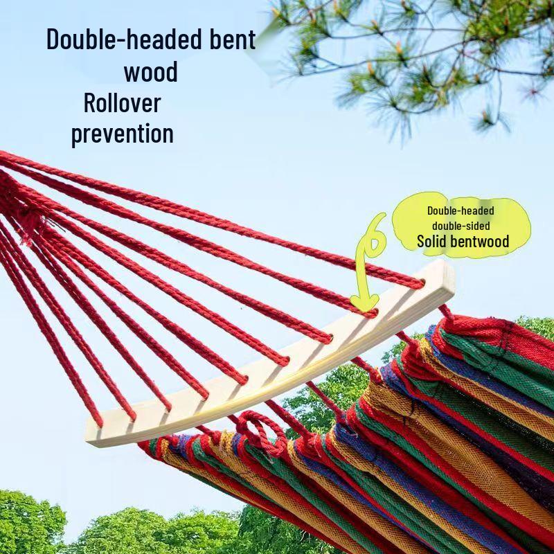 UOSU Outdoor Anti-Rollover Canvas Hammock