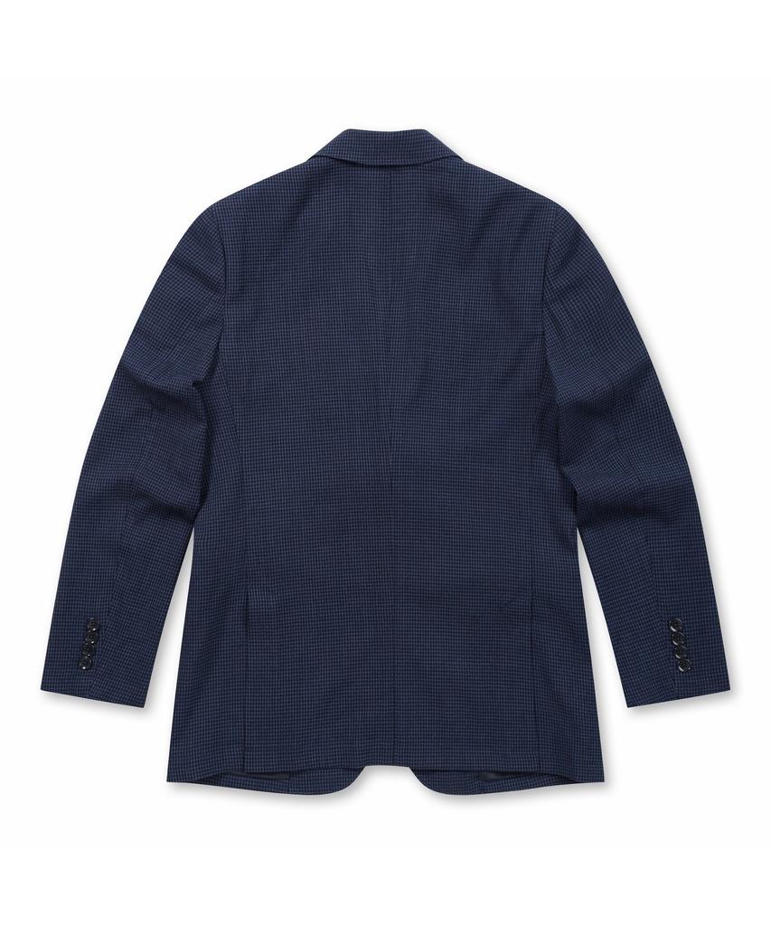 Brentwood Triacetate Minimal Check Lightweight Jacket Brjbm26431Nyx