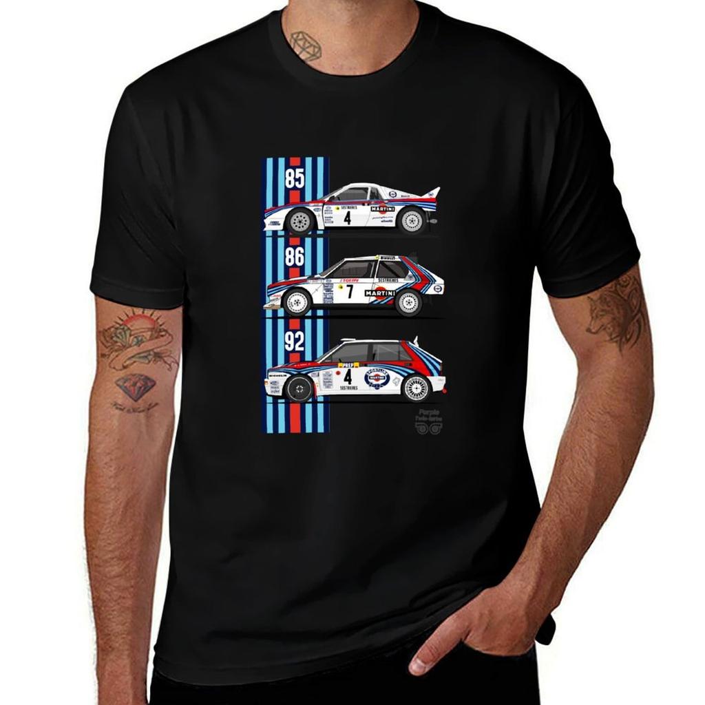 Lancia Martini Trio Tshirt T Shirt Custom Print Funny T Shirts Unisex Tshirt