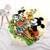 1pc Mickey and Friends at Picnic Automatic Opening and Closing Umbrella - Suitable for Various Occasions, Outdoor Activities, Lightweight an