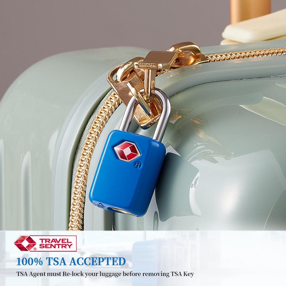 TSA21011 Mini Travel Trolley Suitcase Padlock - TSA Customs Key Lock