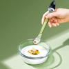 Silicone Complementary Food Spoon Double-Ended Fruit Scraper Spoon Portable Feeding Spoon