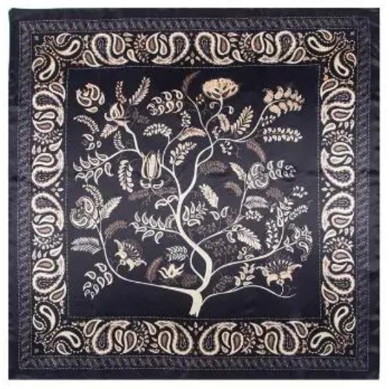 New Design Paisley Silk Scarf For Ladies Fashion Hijab Shawl Brand Scarf Foulard Square Head Scarves Wraps Bandana For Women