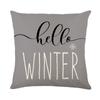 New Christmas Pillowcase Letter Polyester Printed Home Sofa Pillowcase Bedside Cushion