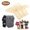 20Pcs Mini Pet Hangers Plastic Save Space Dog Clothes Hangers Children's Clothes Hangers