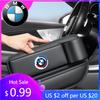 BAGW4 2026 Car Sticker For Car Seat Gap Organizer Multifunction Storage Box Cup Pocket for BMW E46 E39 E90 E60 E36 F30 F10 E34 E30
