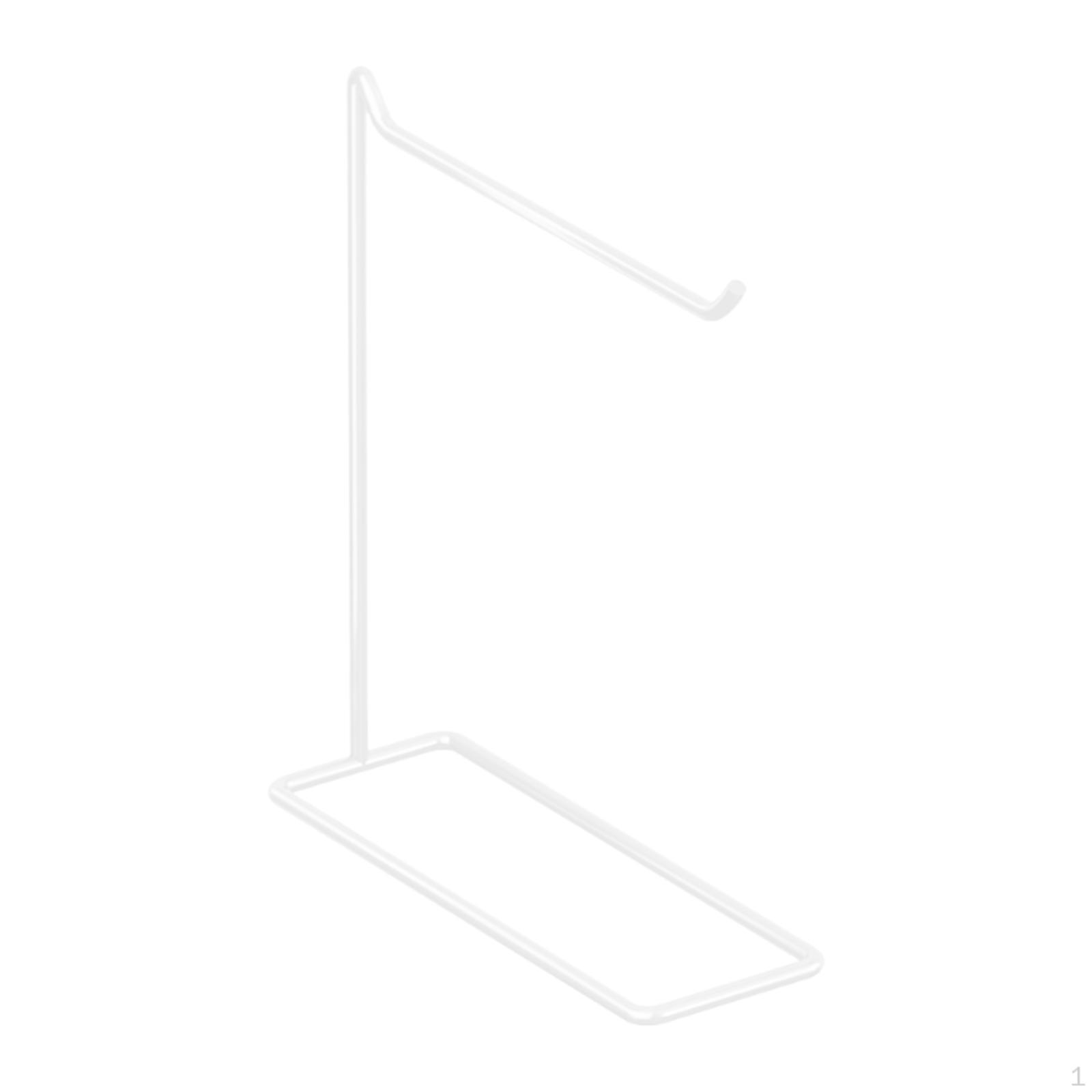 

Элегантная и компактная железная подставка для украшений, многофункциональная, для ободков, браслетов, белый