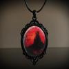 Gothic Raven Forest Pendant Necklace With Alloy Material For Fashionistas