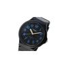 Casio Quartz Unisex Watch MW-240-2BV Black Blue Color Analog Timepiece