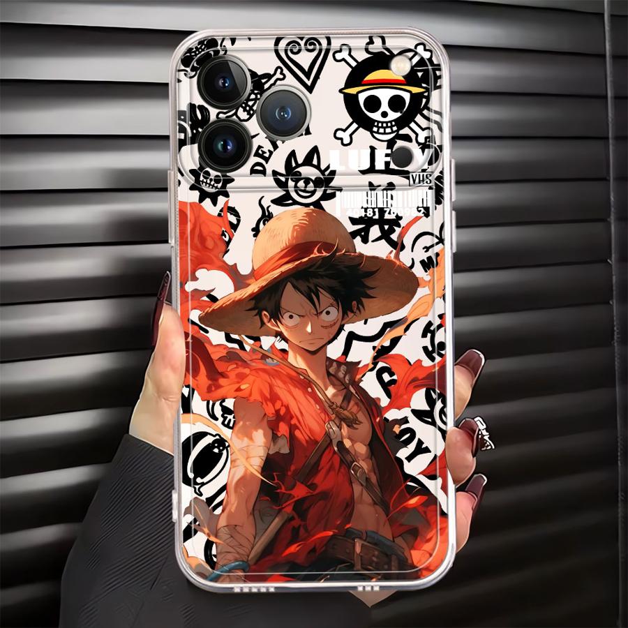 

Чехол для iPhone 17 Pro Max Air 14 Plus 7 8 13 Pro 16 XS Max 15 11 12 Mini XR Мягкий чехол для телефона One P-Piece Luffy Zoro iPhone17 Pro Max