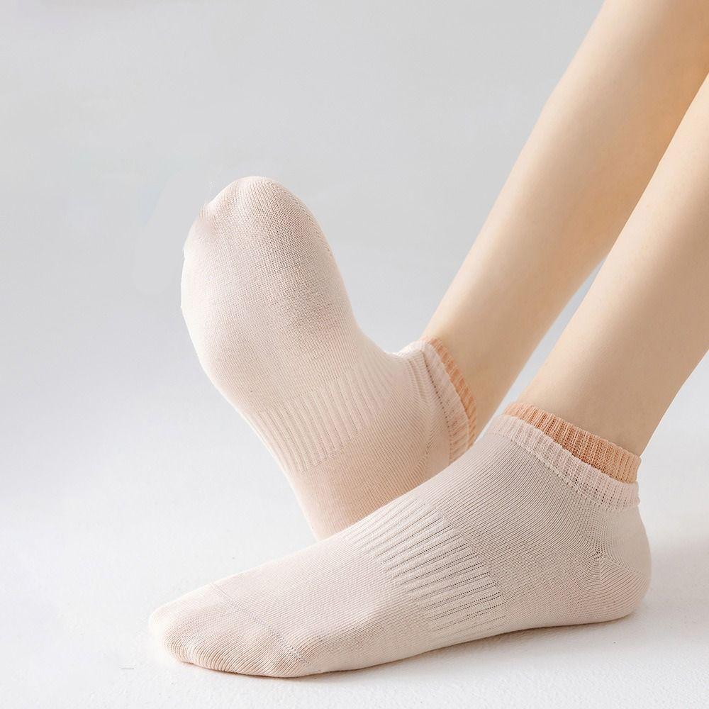 

1 пара простых женских носков-лодочек, модные короткие носки-трубы, новые хлопковые короткие носки