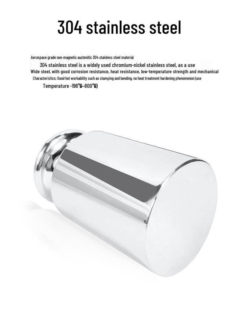 Stainless Steel Calibration Weight Set: 100g, 500g, 1kg - F1 Grade for Electronic Scales
