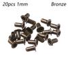 20Pcs 1mm/2.5mm Colorful Metal Eyelet Buttons Ultra-small Shoes Clothes Belt Buckle DIY Dolls Buckles Doll Bags Sewing Accessori