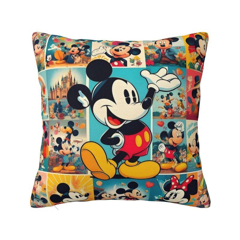 Custom Disney The Mickey Mouse Pillow Decor Home Cartoon Modern Cushion Cover Car Pillowcase