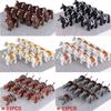 Medieval Military Sets Cavalry Figures War Horse Animals Building Blocks Parts Knight Weapons Accessories Toys for Kids Gifts