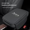 Car Armrest Mat Center Console Leather Protection Cushion For Jeep Renegade Compass Grand Cherokee Wrangler Jk Gladiator Patriot