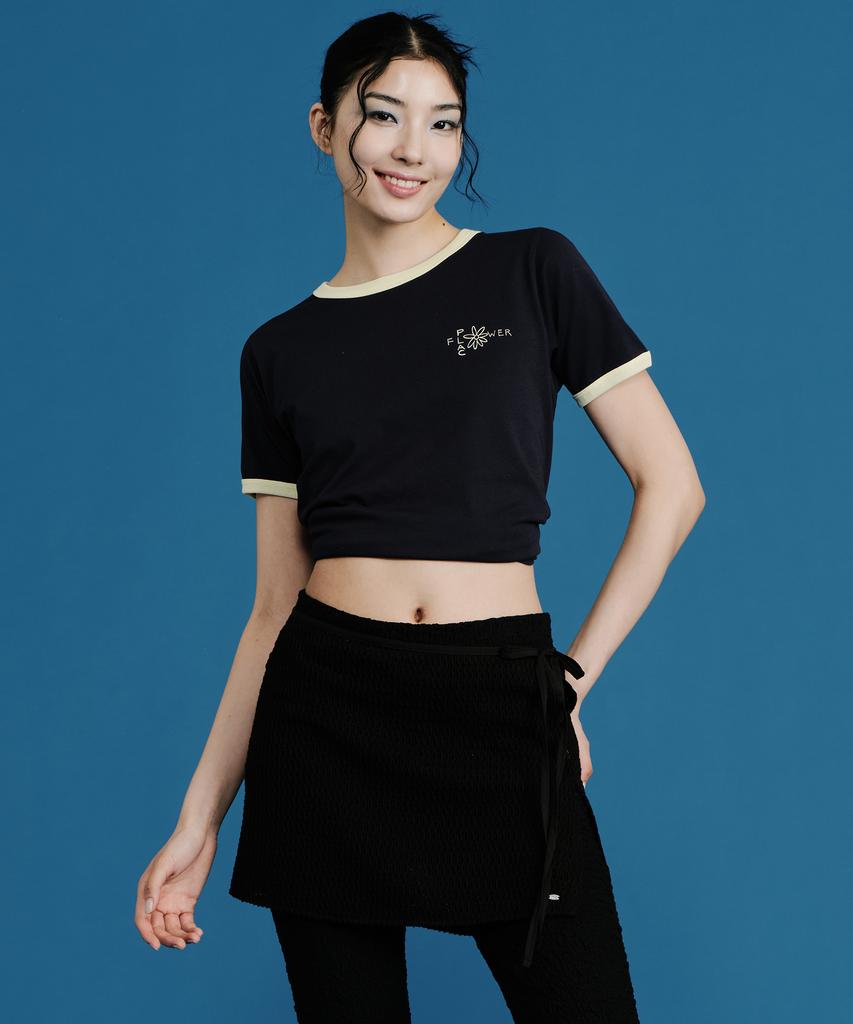 PLAC WOMEN Flower Short Sleeve T-Shirt_3 Colors