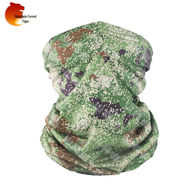 Mountain Forest Tiger Camouflage Outdoor Face Masks, Neck Gaiters & Arm Sleeves