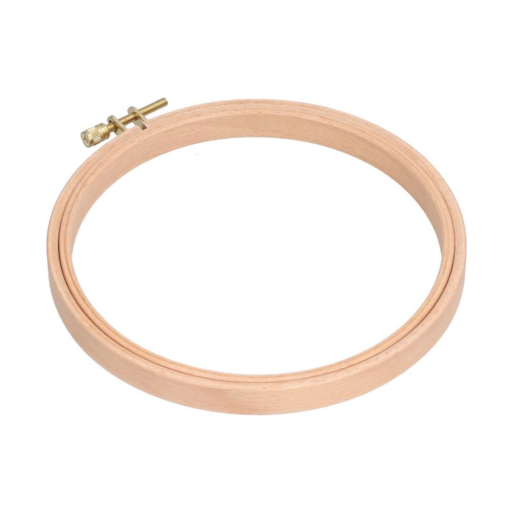 2pcs 6 Inch Embroidery Hoop Beech Wood Embroidery Frame Cross Stitch Hoop For Art Craft