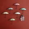 3pcs Cute Umbrella Wall Hooks Key Holder Wall Hook Hanger Organizer Durable Dual Side Adhesive Tape