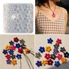 Crystal Flower Charm Silicone Mold for  Necklace Jewelry Crafts Making Exquisite Handmade Floral Pendant Resin Mould