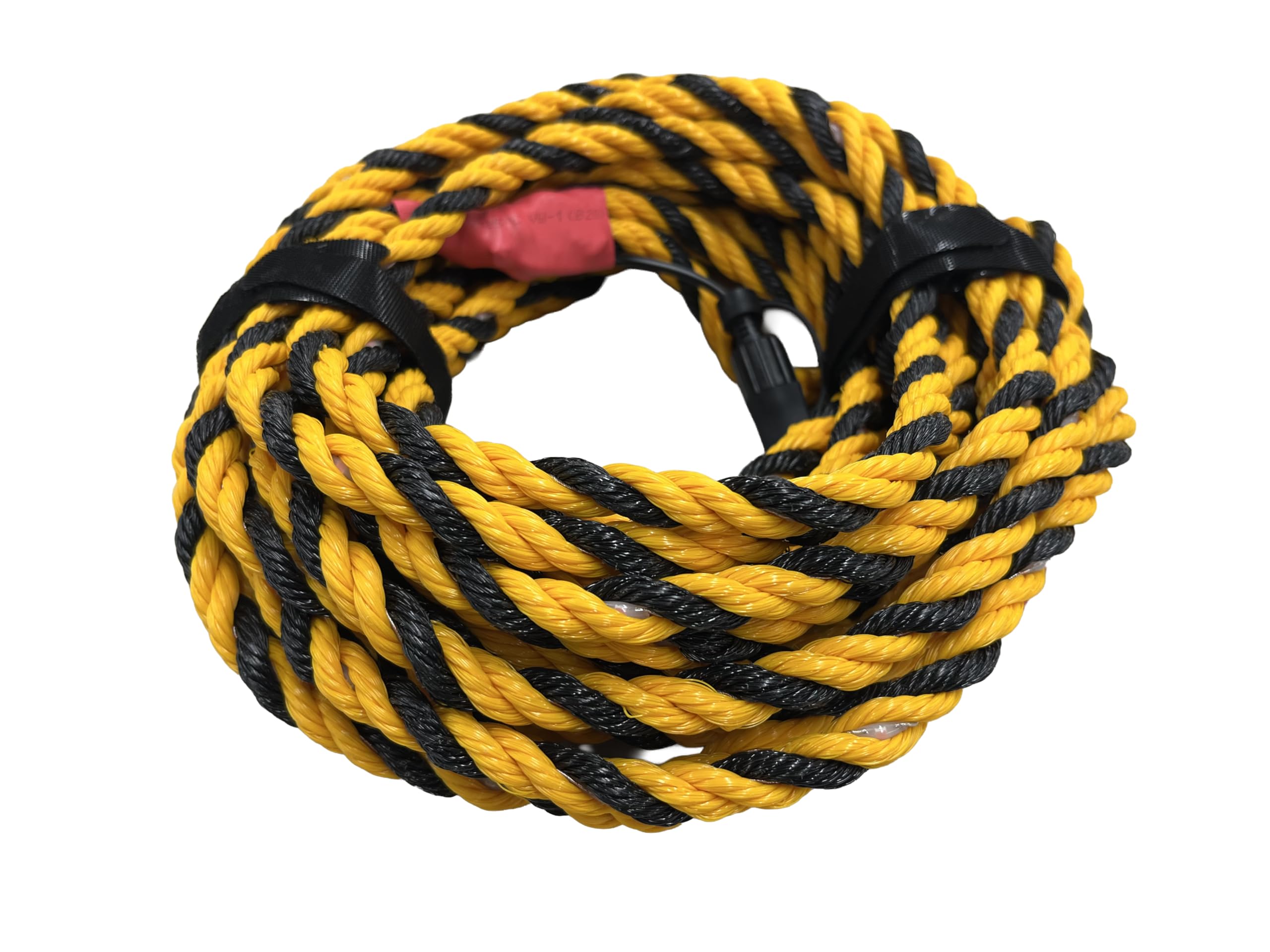 

YAMAZEN Tiger Flash 10 м Красная светящаяся тележка Красный светодиод Дневная и ночная веревка, Питание от солнечной энергии, Высокая видимость, Использование, YA-TIGFL-10-R