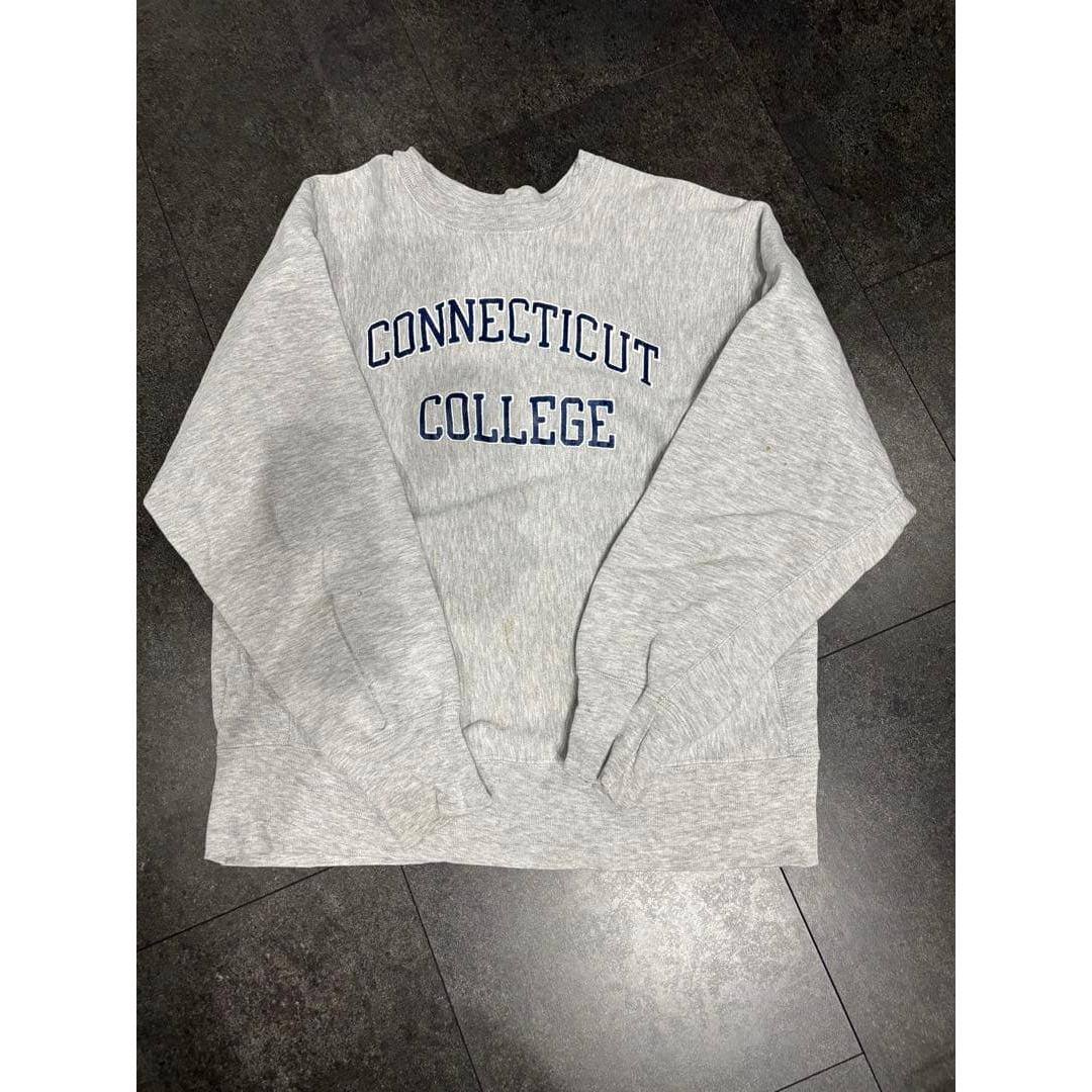 Used champion NAVY 80s reverse weave vintage Toriko tag mid-term