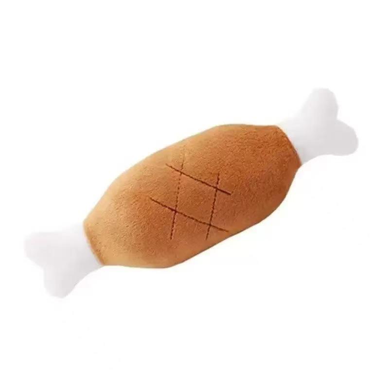 Plush Squeaky Dog & Cat Chew Toys - Durable Teething Pet Supplies