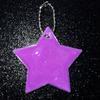 Reflective Star Pendant Keychain for Night Riding: Safety Accessory for Backpack or Luggage.