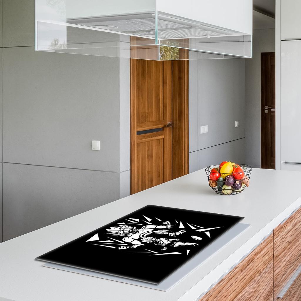 Szklana Płyta Ochronna Na Kuchenkę 80x52 Anime