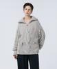 Teulimingbeodeu Cable Knit Anorak Pullover [ Light Gray ]