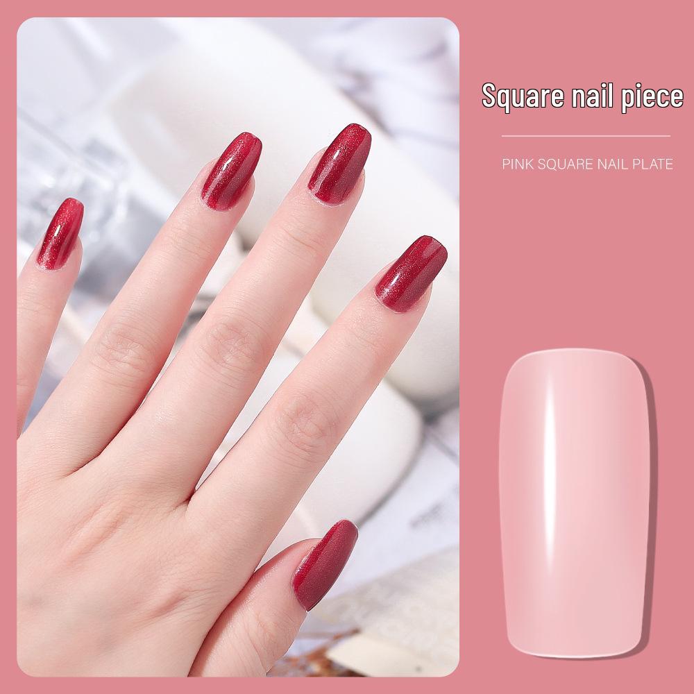 French Nail Tips Natural Full Cover Fake Nail Patches - Hot-selling Nail Art Supplies